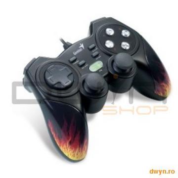 Gamepad Genius "Blaze 3", USB, PC/PS3, D-Pad, 12 butoane, functie Turbo, Vibration "31610060101" - Pret | Preturi Gamepad Genius "Blaze 3", USB, PC/PS3, D-Pad, 12 butoane, functie Turbo, Vibration "31610060101"