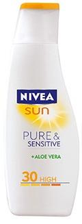 Nivea Sun Lotiune de Protectie Solara Pure and Sensitive SPF30 200ml - Pret | Preturi Nivea Sun Lotiune de Protectie Solara Pure and Sensitive SPF30 200ml