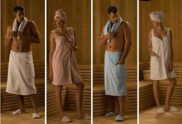 Set sauna barbati Tac alb - Pret | Preturi Set sauna barbati Tac alb