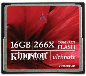 Card memorie Kingston Compact Flash 16GB, 266X - Pret | Preturi Card memorie Kingston Compact Flash 16GB, 266X