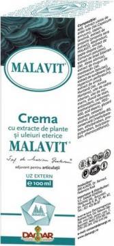 Malavit Crema Plante si Uleiuri Eterice 100ml - Pret | Preturi Malavit Crema Plante si Uleiuri Eterice 100ml