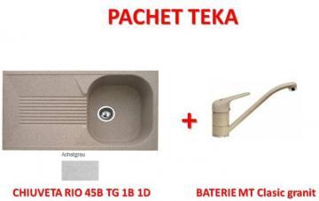 Pachete Promotionale - Bucatarie - Teka Chiuveta RIO 45B TG 1B 1D + Baterie MT Clasic - Pret | Preturi Pachete Promotionale - Bucatarie - Teka Chiuveta RIO 45B TG 1B 1D + Baterie MT Clasic