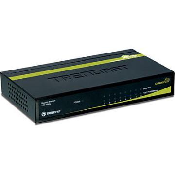 TRENDNET TEG-S80g Switch 8-port Gigabit Green, 8 x 10/100/1000Mbps, Auto-Negotiation, Auto-MDIX Gigabit Ethernet ports, sturdy metal enclosure - Pret | Preturi TRENDNET TEG-S80g Switch 8-port Gigabit Green, 8 x 10/100/1000Mbps, Auto-Negotiation, Auto-MDIX Gigabit Ethernet ports, sturdy metal enclosure