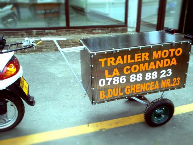 Trailer moto Portbagaj moto scuter - Pret | Preturi Trailer moto Portbagaj moto scuter