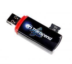 Transcend P6 - Card Reader  USB 2.0 M2/ProDuo/MicroSD - Pret | Preturi Transcend P6 - Card Reader  USB 2.0 M2/ProDuo/MicroSD