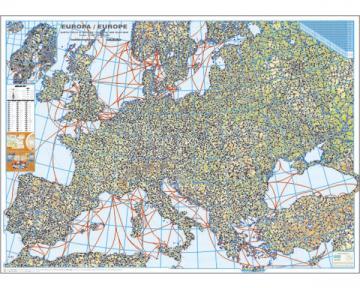 Europa - Harta rutiera cu relief 140x100 [HP04L] - Pret | Preturi Europa - Harta rutiera cu relief 140x100 [HP04L]