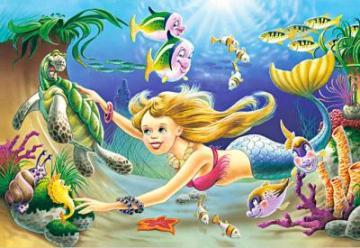 Puzzle Castorland 25 maxi Mica sirena - Pret | Preturi Puzzle Castorland 25 maxi Mica sirena