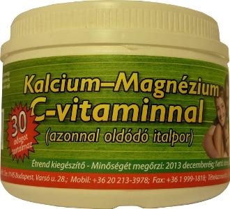 Pudra Calciu Magneziu cu Vitamina C 205gr - Pret | Preturi Pudra Calciu Magneziu cu Vitamina C 205gr
