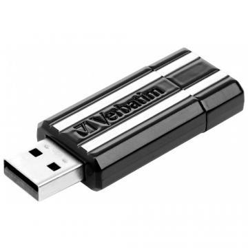 Stick memorie USB Verbatim PinStripe Black 2GB - Pret | Preturi Stick memorie USB Verbatim PinStripe Black 2GB