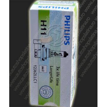 Becuri Philips Long Life H11 - Pret | Preturi Becuri Philips Long Life H11