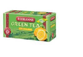 Ceai Teekanne Green Tea cu lamaie, 20 plicuri/cutie - Pret | Preturi Ceai Teekanne Green Tea cu lamaie, 20 plicuri/cutie