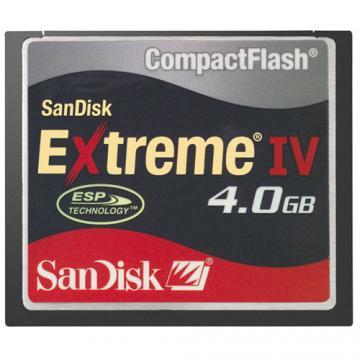 Card memorie SanDisk Compact Flash ExtremeIV 4GB, SDCFX4-4096 - Pret | Preturi Card memorie SanDisk Compact Flash ExtremeIV 4GB, SDCFX4-4096