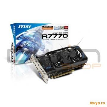 MSI ATI R7770-PMD1GD5, AMD 7770, GDDR5 1GB, 128bit, 1000MHz/4500MHz, DVI, HDMI, DisplayPort, DX11, - Pret | Preturi MSI ATI R7770-PMD1GD5, AMD 7770, GDDR5 1GB, 128bit, 1000MHz/4500MHz, DVI, HDMI, DisplayPort, DX11,