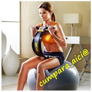 Aparat pentru abdomen, coapse si brate Gold's Gym ABS + MINGE FITNESS! - Pret | Preturi Aparat pentru abdomen, coapse si brate Gold's Gym ABS + MINGE FITNESS!