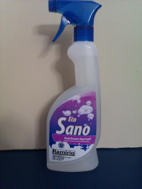 ECO SANO- Dezinfectant degresant pe baza de etanol si clorura de benzalconiu 500Ml - Pret | Preturi ECO SANO- Dezinfectant degresant pe baza de etanol si clorura de benzalconiu 500Ml