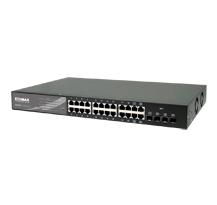 Switch Edimax ES-5240G+ 24 porturi 10/100/1000MB/s+ 4 SFP Web Smart - Pret | Preturi Switch Edimax ES-5240G+ 24 porturi 10/100/1000MB/s+ 4 SFP Web Smart