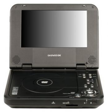 DVD PORTABIL DAEWOO DPC 7600 LCD - Pret | Preturi DVD PORTABIL DAEWOO DPC 7600 LCD