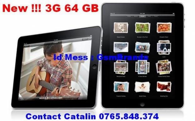 Vand iPad 3G 64 GB 0765.848.374 - Pret | Preturi Vand iPad 3G 64 GB 0765.848.374