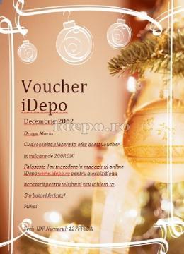 Voucher cadou iDepo (-10%) - Pret | Preturi Voucher cadou iDepo (-10%)