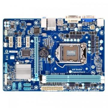 Placa de baza Gigabyte H61 are cpu socket S1155, format mATX, slot PCI-E 2.0, DirectX 10.1, sloturi 1*PCI-Ex16, 3*PCI-Ex1,conectorii&amp;nbsp; 2*DDR3, 4*SATA2, 2*USB3, 8*USB2, 1*GbLAN, 8ChAudio, DUAL BIOS GIGABYTE. - Pret | Preturi Placa de baza Gigabyte H61 are cpu socket S1155, format mATX, slot PCI-E 2.0, DirectX 10.1, sloturi 1*PCI-Ex16, 3*PCI-Ex1,conectorii&amp;nbsp; 2*DDR3, 4*SATA2, 2*USB3, 8*USB2, 1*GbLAN, 8ChAudio, DUAL BIOS GIGABYTE.