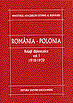 Romania - Polonia. Relatii diplomatice. Volumul 1. 1918 - 1939 - Pret | Preturi Romania - Polonia. Relatii diplomatice. Volumul 1. 1918 - 1939