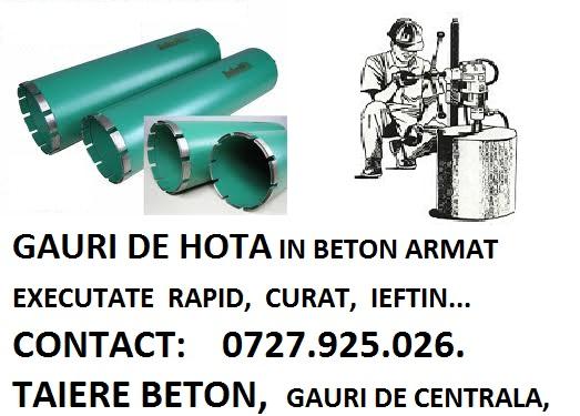 Gauri de hota in beton aerisire centrala 0727925026 - Pret | Preturi Gauri de hota in beton aerisire centrala 0727925026