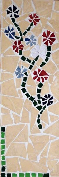 Obiecte decor realizate manual din mozaic- Tablou Flori de iarna - Pret | Preturi Obiecte decor realizate manual din mozaic- Tablou Flori de iarna