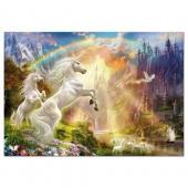 Puzzle Unicorns At Sunset - 500 piese - Pret | Preturi Puzzle Unicorns At Sunset - 500 piese