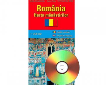Romania - Harta Manastirilor Ortodoxe [+CD] - Pret | Preturi Romania - Harta Manastirilor Ortodoxe [+CD]
