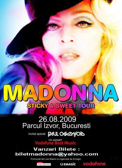 Vand Bilete Madonna Gazon A si Gazon B - Pret | Preturi Vand Bilete Madonna Gazon A si Gazon B