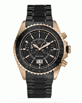 GC - Sport Class Chrono Rose/Black PVD - Pret | Preturi GC - Sport Class Chrono Rose/Black PVD