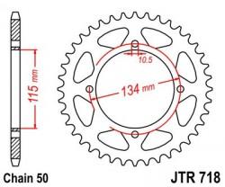 JTR718 - pinion JT Sprockets - 46 dinti - Pret | Preturi JTR718 - pinion JT Sprockets - 46 dinti