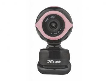 Camera web Exis, 640 x 480dpi, microfon, USB, negru/roz, Trust (17005) - Pret | Preturi Camera web Exis, 640 x 480dpi, microfon, USB, negru/roz, Trust (17005)
