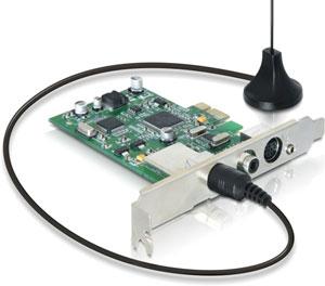 TV Tuner Delock PCI-E DVB-T si analog, 61642 - Pret | Preturi TV Tuner Delock PCI-E DVB-T si analog, 61642