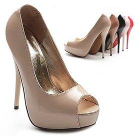 Pantofi dama platforma open toe - Pret | Preturi Pantofi dama platforma open toe