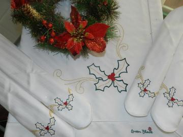 Set fata de masa Green Blade Clopotei 350x150cm - Pret | Preturi Set fata de masa Green Blade Clopotei 350x150cm
