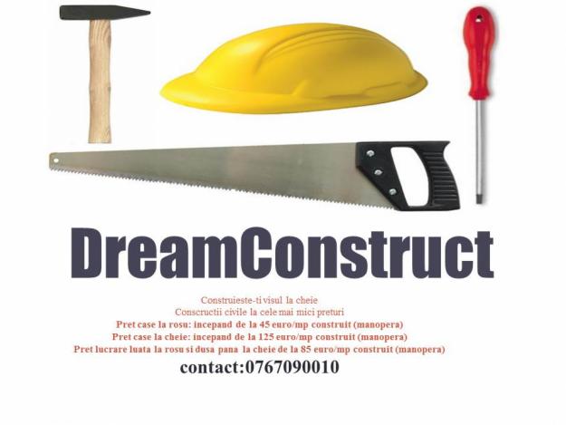Firma de constructii DreamConstruct - Pret | Preturi Firma de constructii DreamConstruct