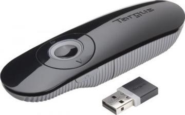 Presenter Targus AMP13EU, wireless 2.4Ghz, Laser, Keylock, USB, black/grey - Pret | Preturi Presenter Targus AMP13EU, wireless 2.4Ghz, Laser, Keylock, USB, black/grey