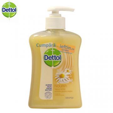 Sapun lichid Dettol Nourish 250 ml - Pret | Preturi Sapun lichid Dettol Nourish 250 ml