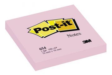 Notite autoadezive Post-itÂ® pastel, 76 x 76 mm, 100 file, roz - Pret | Preturi Notite autoadezive Post-itÂ® pastel, 76 x 76 mm, 100 file, roz