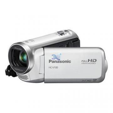Panasonic HC-V100 alb - camera video compacta Full HD  + Transport Gratuit - Pret | Preturi Panasonic HC-V100 alb - camera video compacta Full HD  + Transport Gratuit