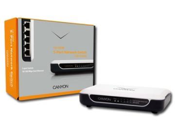 Switch Canyon CNP-D05PA 5 Port 10/100Mbps - Pret | Preturi Switch Canyon CNP-D05PA 5 Port 10/100Mbps