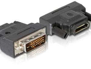 Adaptor HDMI-DVI (HDMI 19M-DVI 24T), Delock 65024 - Pret | Preturi Adaptor HDMI-DVI (HDMI 19M-DVI 24T), Delock 65024