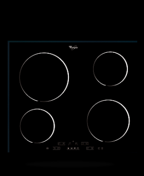 Plite incorporabile - Whirlpool AKT 863 BA vitroceramica 60cm inel halogen - Pret | Preturi Plite incorporabile - Whirlpool AKT 863 BA vitroceramica 60cm inel halogen