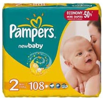 Pampers giant 2 (108BUC) - Pret | Preturi Pampers giant 2 (108BUC)