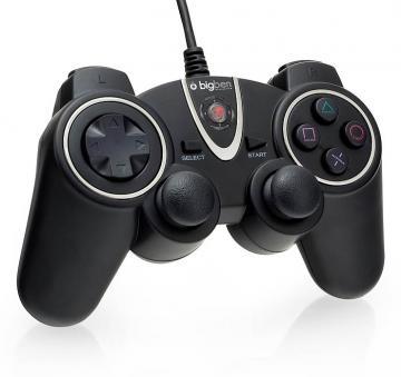 Controller cu fir, 8 butoane, 2 joystickuri analogice, D-pad, USB, PS3/PC, Bigen (BB251531) - Pret | Preturi Controller cu fir, 8 butoane, 2 joystickuri analogice, D-pad, USB, PS3/PC, Bigen (BB251531)