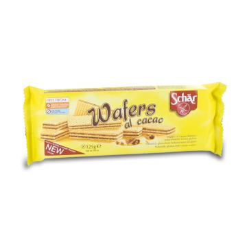 Napolitane fara gluten Dr Schar Waffers al cacao x 125g - Pret | Preturi Napolitane fara gluten Dr Schar Waffers al cacao x 125g