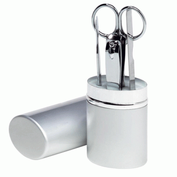 Trusa de manichiura in tub de aluminiu - Pret | Preturi Trusa de manichiura in tub de aluminiu