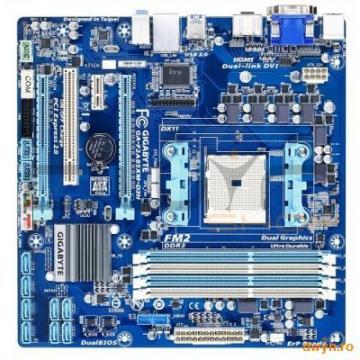 MB Gigabyte AMD A85X, socket FM2, 4x DDR3 (max 64 GB), 2x PCIe X16 (X16 + X4) + 1x PCIe X1 + 1x PCI, - Pret | Preturi MB Gigabyte AMD A85X, socket FM2, 4x DDR3 (max 64 GB), 2x PCIe X16 (X16 + X4) + 1x PCIe X1 + 1x PCI,