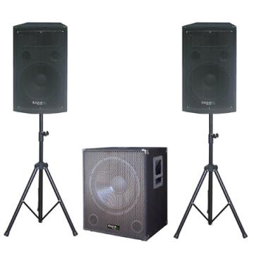 Kit subwoofer 18 inch+2 sateliti 12 inch+2 stand boxa - Pret | Preturi Kit subwoofer 18 inch+2 sateliti 12 inch+2 stand boxa